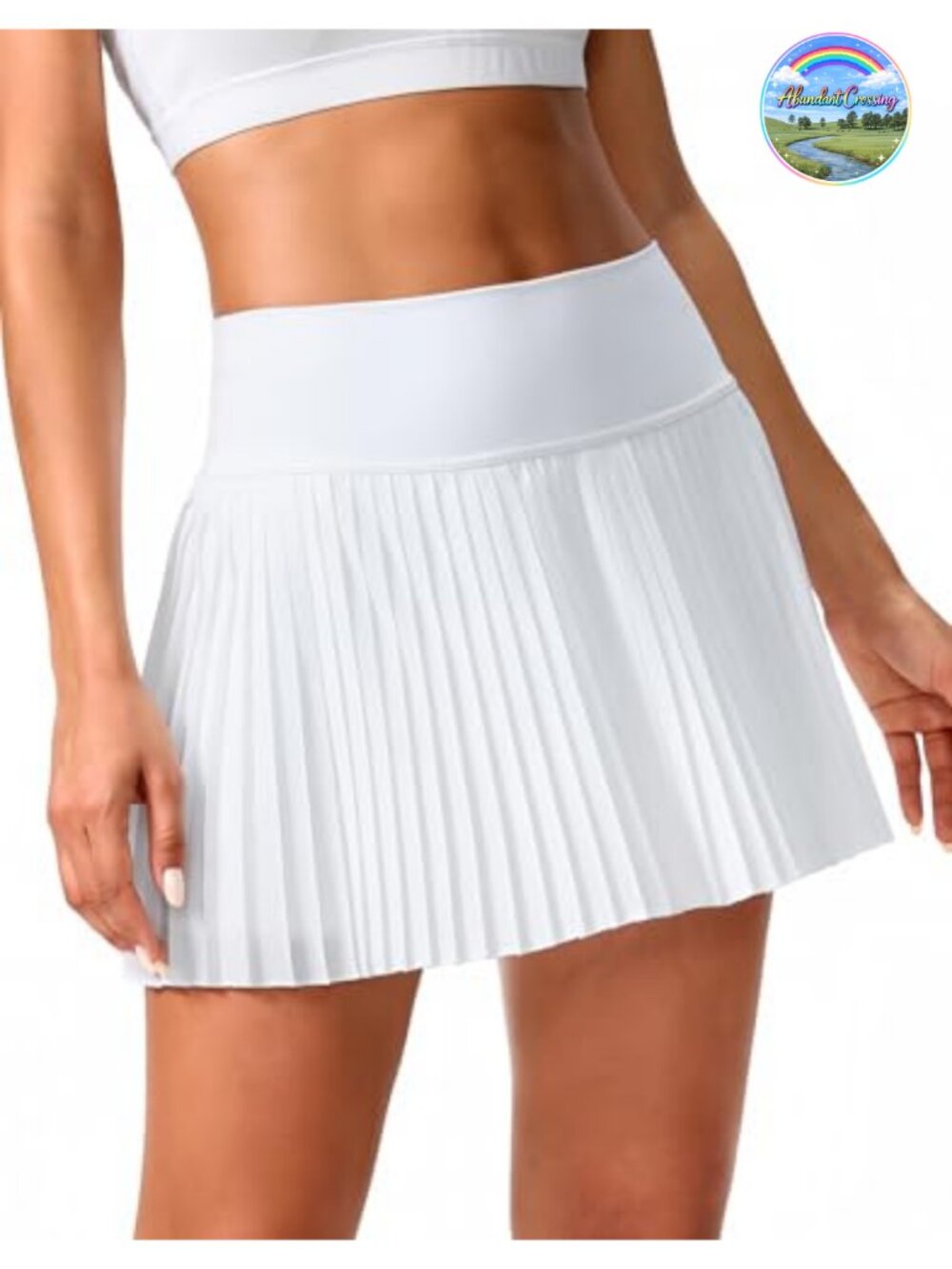 Pleated Tennis Skirt with Pockets Shorts High Waisted Athletic Golf Skorts